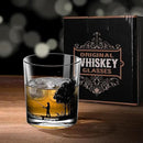 Old Fashioned Whiskey Glasses, Stemless Wine Glasses with Gift Box, 10Oz Rocks Glass for Scotch Cocktail Bourbon Vodka Liquor, Unique Gifts for Dad, Husband, Father's Day, Anniversary by CozyNest Decor