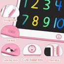 Hockvill LCD Writing Tablet for Kids 16 Inch, Toys for Girls Boys Drawing Pad for 3 4 5 6 7 Year Old Kids Toys, Easter Basket Stuffer for Kids, Toddler Doodle Board Travel Essentials - Pink by TinyTreasures Baby Boutique