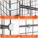 2Tier Cat Cage Playpen Indoor Pet Enclosures Kitten Kennel House Detachable Cat Crate with Climbing Ladder 2 Doors for 1-2 Cats for Ferret Squirrel Sm