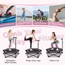42" Foldable Mini Trampoline with Adjustable T-Bar