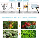 50W Standing Grow Lights for Indoor Plants, Seed Starting, Bonsai with Timer Auto On/Off, 5000 Lumen Enough Bright Like A Small Sun for Your Jungle, Daisy Chain Function, 40"-64" Height Adjustable by GreenHaven Gardens