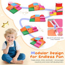 Lischwert Foam Climbing Blocks for Toddlers 1-3, 7pcs Soft Play Set with Crawling Exploration Toys, Indoor Outdoor Infant Safe Blocks for Baby Gym Toddler Playground by TinyTreasures Baby Boutique