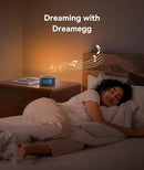 Dreamegg Sound Machine & Alarm Clock - White Noise Machine with 7 Wake-Up Sounds, 0-100% Dimmable, Night Light, Sound Machine for Sleeping, Office, Home, Travel Essentials Gift, Navy by TinyTreasures Baby Boutique