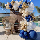 130pcs Navy Blue Balloons Different Sizes 18" 12" 10" 5" Dark Blue Balloons for Birthday Graduation Baby Shower Anniversary New Year Party Holiday Decorations