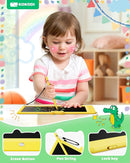 KOKODI LCD Writing Tablet, 10 Inch Colorful Toddler Doodle Board Drawing Tablet, Erasable Reusable Electronic Drawing Pads, Educational and Learning Toy for 3-6 Years Old Boy and Girls by TinyTreasures Baby Boutique