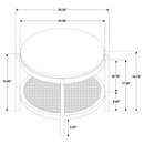 Benson - Round Coffee And End Table Set