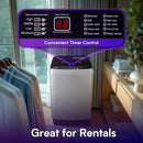 Portable Washing Machines 17.8LBS Full Automatic Clothes Washer and Spinner Combo with 10 Programs and 8 Water Levels, Compact Laundry Wash Spin Dryer for Apartment RV Dorm Home, Grey by CozyNest Decor