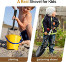 Small Shovel for Digging, 31 Inch Metal Spade Shovels with D-Grip Handle, Lightweight Short Gardening Digging Shovel by GreenHaven Gardens