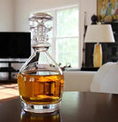 Ravenscroft Crystal | 5-piece European-Made Hand-blown Decanter Gift Set | 47.5 Fl Oz Decanter | 13.5 Fl Oz Glasses | 100% Lead-Free Crystalline by CozyNest Decor