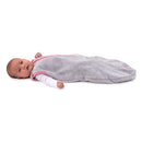 baby deedee Sleep Nest Teddy Baby Sleeping Bag, Gray Bubble Gum, Large (18-36 Month) by TinyTreasures Baby Boutique