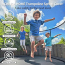 16FT/15FT/14FT/12FT/10FT Trampoline Safety Pad Replacement, Round Trampoline Spring Protection Cover, Fits 16FT/15FT/14FT/12FT/10FT Frames, Water-Resistant Trampoline Accessories by TinyTreasures Baby Boutique