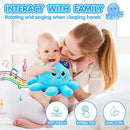 Baby Crawling Toys 6-12 Months Musical Plush Octopus Light up Voice Control Dancing Infant Walking Toys 1 Year Old Boy Girl Babies 0 6 7 8 9 10 12-18 Month Tummy Time Sensory Toddler First Gifts by TinyTreasures Baby Boutique