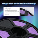 FLASHFORGE Rapid PLA Filament 1.75mm Luminous Purple, 500mm/s High Speed Printing, Glow in The Dark 3D Printer Filament 1kg Spool, Dimensional Accuracy +/- 0.02mm, Brilliant, Long-Lasting Glow by TinyTreasures Baby Boutique