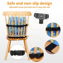 Toddler Booster Seat for Dining Table, 12.6x3.34 Inch Portable High Chair for Travel, Compact Lightweight With Adjustable Straps for Baby (Dinosaur) by TinyTreasures Baby Boutique