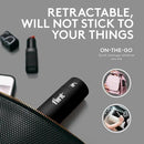 Flint Classic Black Retractable Mini Lint Roller with 90 Extra Sticky Sheets, Small and Portable Lint Roller, Ideal Pet Hair Remover, Travel Lint Rollers for pet Hair Extra Sticky by CozyNest Decor
