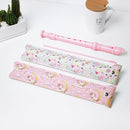 Recorder Instrument for Beginner Kids Adults,8-Hole Soprano Descant Recorder Music Flute with with Cleaning Rod & Leather Case For School Student Home Entertainment(4-Pink Unicorn Flamingo) by TinyTreasures Baby Boutique