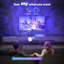 Smart Star Light Projector,Galaxy Projector with 6 Projection Slide,Smart APP & Voice Control Rotatable Galaxy lamp with 24H Timer and 37 White Noises Cloud Light Gift for Kids Room Decor(White) by TinyTreasures Baby Boutique