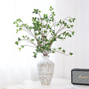 ucky Artificial Realistic Eucalyptus Stems，Decoration Greenery Stems ，43 Inch 4 Pcs, Realistic Touch Flexible Branches, Green Fake Plant, for Home Decor Tables Vases Garden Decoration by CozyNest Decor