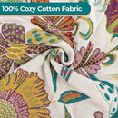 Cotton Throw Bed Blanket 90''x98'', Soft Lightweight Breathable Muslin Blanket for Couch, Bed, Travel, Picnics, All Season Gauze Blanket, Home Decor by CozyNest Decor