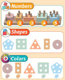 Montessori Toys for 1 2 Year Old Girl and Boy Birthday Gifts, Shape Sorter Wooden Toys for Toddlers Age 1-3 2-4, Learning Educational Sensory Stacking Toddler Puzzles by TinyTreasures Baby Boutique