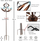 Wind Spinners Outdoor Metal - 86" Height Extra Large Kinetic Wind Spinner Sculpture for Yard and Garden, Ideal Gifts for Birthday, Anniversary and Housewarming by CozyNest Decor