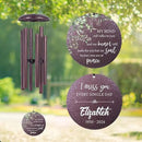 ASTARIN 36" Large Deep Tone Personalized Sympathy Wind Chimes, Memorial Wind Chime for Loss of Mother Father Loved One, Bereavement Gifts Decor Outdoor Patio Garden Graveyard by CozyNest Decor