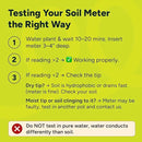GROWIT Soil Moisture Meter for Plants - Plant Moisture Meter for House Plants - No Batteries Required by GreenHaven Gardens