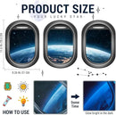 Quanhaigou Glow in The Dark 3D Space Wall Decals, Set of 3 Galaxy Window Stickers for Wall,Planet Themed Room Decor for Kids Boys by CozyNest Decor