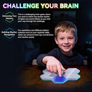 Light Up Memory Game Handheld Electronic Toys with Lights and Sound Effects, Smart Multi-Function Desktop Metronome, Puzzle Memory Rhythm Training Board Challenge for Kids Ages 3 4 5 6 and Up by TinyTreasures Baby Boutique