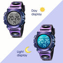 Kids Watch,Boys Watch for 3-15 Year Old Boys,Digital Sport Outdoor Multifunctional Chronograph LED 50 M Waterproof Alarm Calendar Analog Watch for Children with Silicone Band,Kids Gift by TinyTreasures Baby Boutique