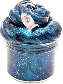 Galaxy Glitter Galaxy Slime Kit, Dark Blue Galaxy Slime of All Shapes and Textures, Spacecraft Charm Includes Slime Kit Party Gifts. by TinyTreasures Baby Boutique