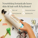 Fresh N’ Clean 2-in-1 Hair + Body Wash | Shampoo Sulfate-Free | Baby & Kid Safe | Gently Cleanses Head to Toe w/Aloe leaf, Chamomile extract, Lavender & Botanicals 16.6 oz by TinyTreasures Baby Boutique