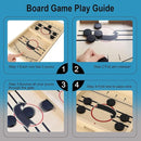 Large Sling Puck Game,Plastic Family Indoor Table Board Game for 2-4 Players,Fast Paced Super Winner Sling Hockey Board Games & Rapid Slingshot Battle Table,Christmas Stuffer Idea for 7 Age by TinyTreasures Baby Boutique