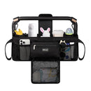 TOPDesign Universal Baby Stroller Organizer, Double Stroller Caddy with Detachable Mesh Bag & Heightened Insulated Cup Holders & Non-Slip Secure Hooks Accessories, Fits Most Strollers (Black) by TinyTreasures Baby Boutique