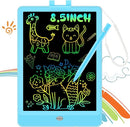 Decute Kids Toys LCD Writing Tablet with Stylus, 8.5 Inch Erasable Toddlers Doodle Board, Reusable Drawing Pad for Kids, Educational Christmas Birthday Gift for 3 4 5 6 7 8 Girls Boys Toddler Blue by TinyTreasures Baby Boutique