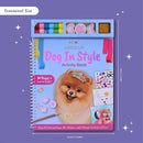BSCOOL Dog in Style – Design Your Pet Fashion with 25 Coloring Pages, 3 Stamps, 50+ Stickers, Washi Tapes and Guides. Discover Unique Outfits for Dogs. Educational. Travel Friendly for Ages 5 and up. by TinyTreasures Baby Boutique