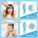 Baby Grooming Kit, Infant Safety Care Set with Hair Brush Comb Nail Clipper Nasal Aspirator,Baby Essentials Kit for Newborn Girls Boys (Blue-20 in 1) by TinyTreasures Baby Boutique