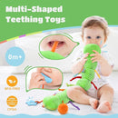 Baby Toys 6-12 Months Music Caterpillar Infant Toys Stuffed Animals 0-3-6 Months Tummy Time Teething Sensory Toys with Mirror Rattle&Pull String for Boys Girls Birthday Gifts|Green,Knot Limb by TinyTreasures Baby Boutique