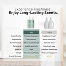 FREY Concentrated Liquid Laundry Detergent | Formulated for Sensitive Skin & HE Washers | Removes Stains Effectively | 50 Loads per Bottle (2-pack Cedar Grove) by CozyNest Decor