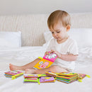 OKOOKO 12PCS Soft Baby Books, Soft Cloth Books, Bath Toys, Crinkle Washable Non-Toxic Early Education Preschool Learning Toy for Newborns Babies Infants Toddlers Kids by TinyTreasures Baby Boutique