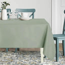 sancua Rectangle Tablecloth - 60 x 120 Inch - Stain and Wrinkle Resistant Washable Polyester Table Cloth, Decorative Fabric Table Cover for Dining Tables, Buffet Parties and Camping, Sage Green by CozyNest Decor