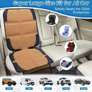 Car Seat Protector for Child Car Seat, 2 Pack Baby Car Seat Covers with Mesh Pockets & Non-Slip Backing 600D Durable Seat Protector (Brown, Standard) by TinyTreasures Baby Boutique