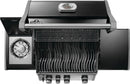 Napoleon Rogue 425 Propane Gas Grill with Range Side Burner, Black, 3 Stainless Steel Main Burners, Durable Grilling Power by GreenHaven Gardens
