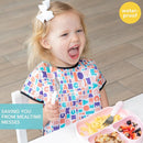 Bumkins Bibs - Toddler Bibs, Waterproof, Large for 1-3 Years, Short Sleeve by TinyTreasures Baby Boutique