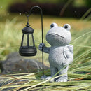 Garden Statue Outdoor Decor, Patio Garden Sculptures & Statues, Resin Outdoor Decor Gift for Women Mom Grandma (Frog) by GreenHaven Gardens
