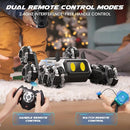 Robot Dog RC Stunt Car Toys - Gesture Sensing Remote Control car with Mecanum Wheels, LED Eyes, 3 Sound Effects, Birthday Gift for Kids Boys Girls by TinyTreasures Baby Boutique