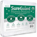 SureGuard Queen Size Mattress Protector - 100% Waterproof, Hypoallergenic - Premium Fitted Cotton Cover - Smooth by TinyTreasures Baby Boutique