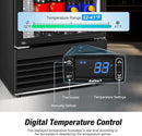 Commercial Beverage Refrigerator, 24 Inch Beverage Fridge, 15 Cu. Ft. Drink Fridge, Display Refrigerator Glass Door, Commercial Display Fridge with Customizable Light Box for Shops, Restaurants, Bars by CozyNest Decor