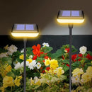 Solar Swaying Lights 4 Pack,Solar Path Lights Warm White LED Square,High Flexible Wire and Large Light Source P67 Waterproof, Solar Powered Suitable for Pathway Flower Pots Balcony Terrace Decoration by GreenHaven Gardens