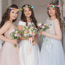 Syhood Rose Style Crowns Making Kit, 168 Pcs Parts, Make Your Own Flower Crown Wreath Headbands and Bracelets Craft Kit Hair Accessories Handmade DIY Floral Crown Garland Kit Presents for Party by TinyTreasures Baby Boutique